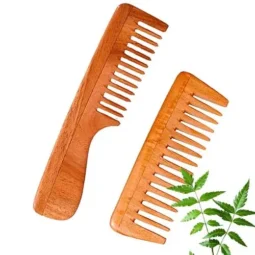Handmade Neem Wooden Comb Set for Women & Men hair